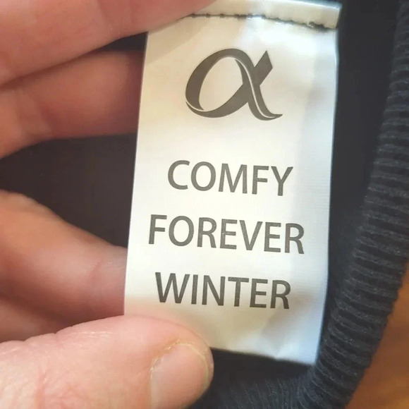 Comfy forever Black fleece High Waisted Winter Leggings - Picture 5 of 10